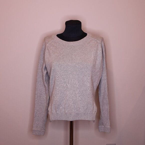 Lululemon Bhakti Life Heathered Grey Sweater Sz 4 - Picture 2 of 6